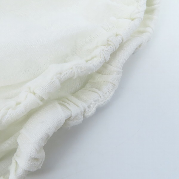 実際に弊社で買取させて頂いた120%lino/ワンハンドレッドトゥエンティーパーセントリノ ブルガリア製 リネン ノーカラー シャツ/40の画像 6枚目