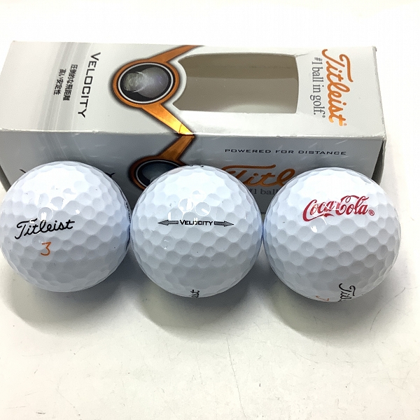 実際に弊社で買取させて頂いた【未使用】Titleist/タイトリスト SRIXON/スリクソン 他 ロゴ入り含む ゴルフボール 計2ダースの画像 3枚目