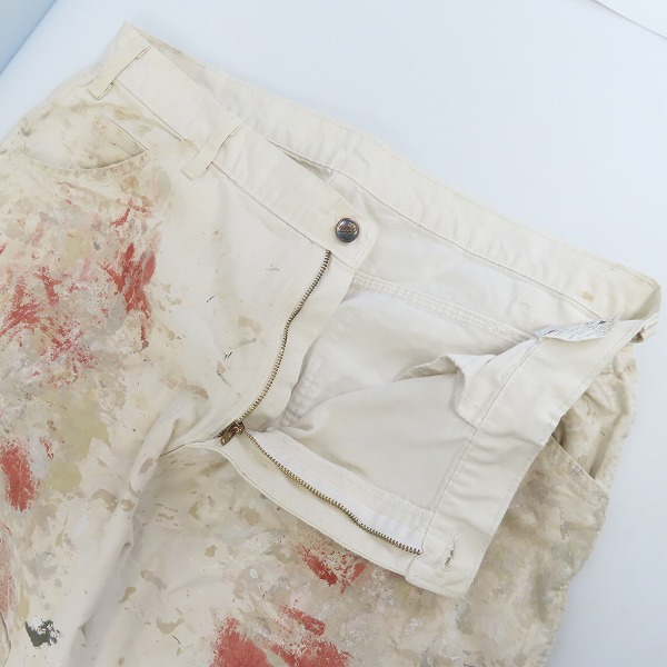 実際に弊社で買取させて頂いたSherwin-Williams×Dickies/シャーウィン ウィリアムズ×ディッキーズ ダメージ ペイント加工 パンツ/38の画像 2枚目
