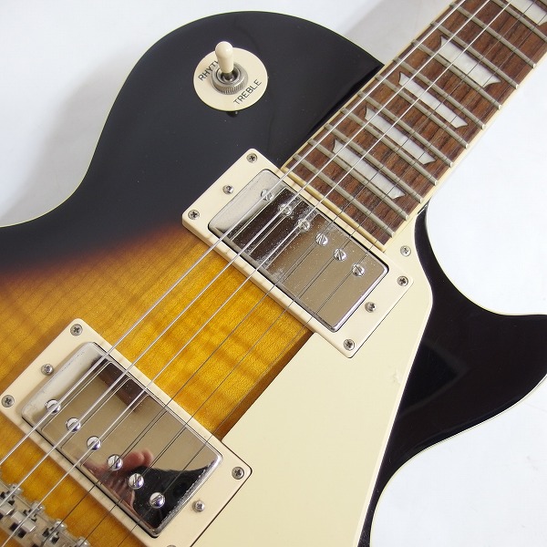 実際に弊社で買取させて頂いた★Epiphone/エピフォン Les Paul Standard/レスポールスタンダード サンバースト ギグケース付の画像 4枚目
