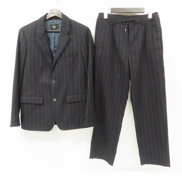実際に弊社で買取させて頂いたHARE/ハレ ストライプ柄 レーヨン混 ジャケット/パンツ セットアップ S