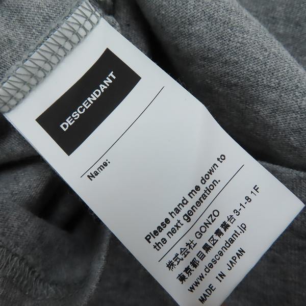 実際に弊社で買取させて頂いたDESCENDANT/ディセンダント 20SS TWO BIT B.B SS ラグラン Tシャツ/3の画像 3枚目