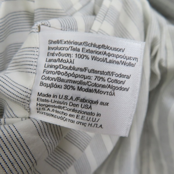 実際に弊社で買取させて頂いたBROOKS BROTHERS/ブルックス ブラザーズ テーラードジャケット BB4の画像 3枚目