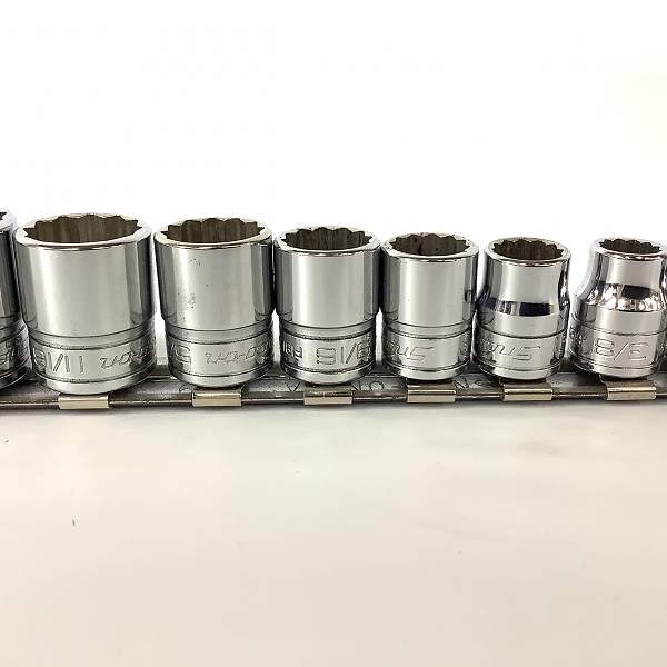 実際に弊社で買取させて頂いたSnap-on/スナップオン ショートソケット F081-F281/12点セットの画像 3枚目