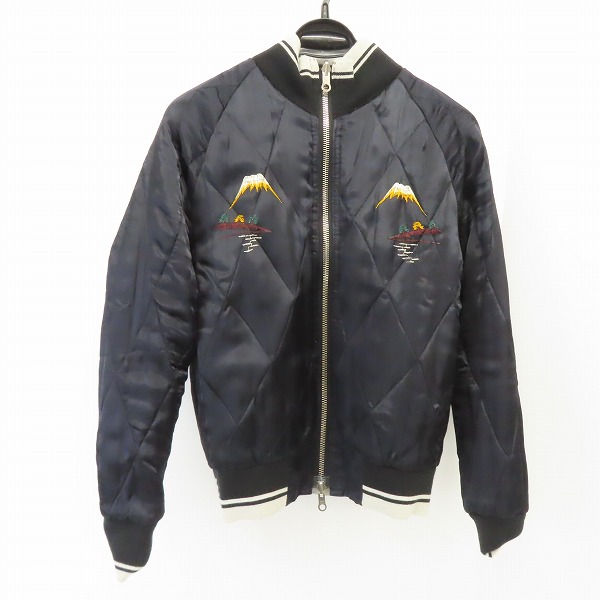 実際に弊社で買取させて頂いたBACKBONE/バックボーン リバーシブル スタジャン/Mの画像 2枚目