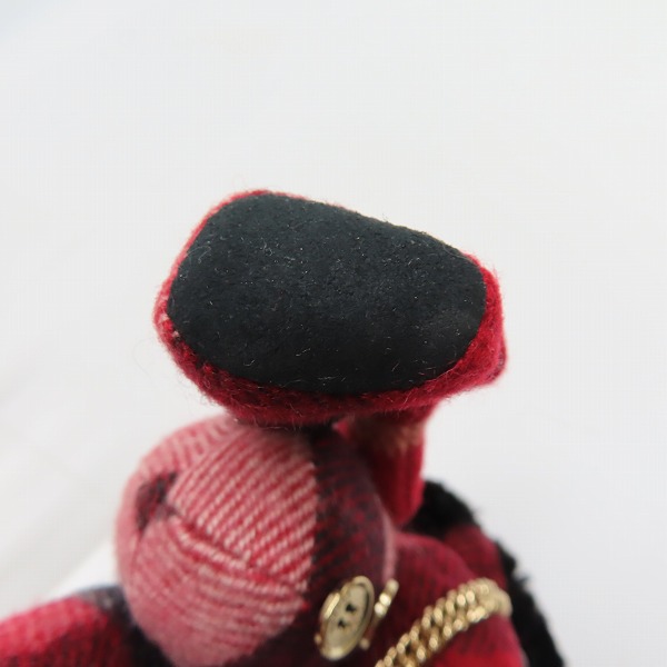実際に弊社で買取させて頂いたBURBERRY/バーバリー テディベア キーホルダーの画像 5枚目