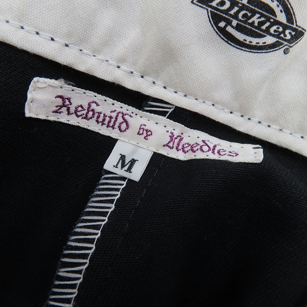 実際に弊社で買取させて頂いたDickies×Rebuild by Needles/ディッキーズ×リビルドバイニードルス DARTS SLIM PANT チノパン/Mの画像 4枚目