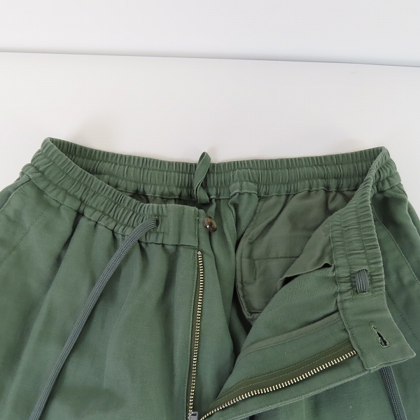 実際に弊社で買取させて頂いたEDIFICE/エディフィス リネン混テーパードパンツ 21-030-300-5190-1-0/Mの画像 2枚目