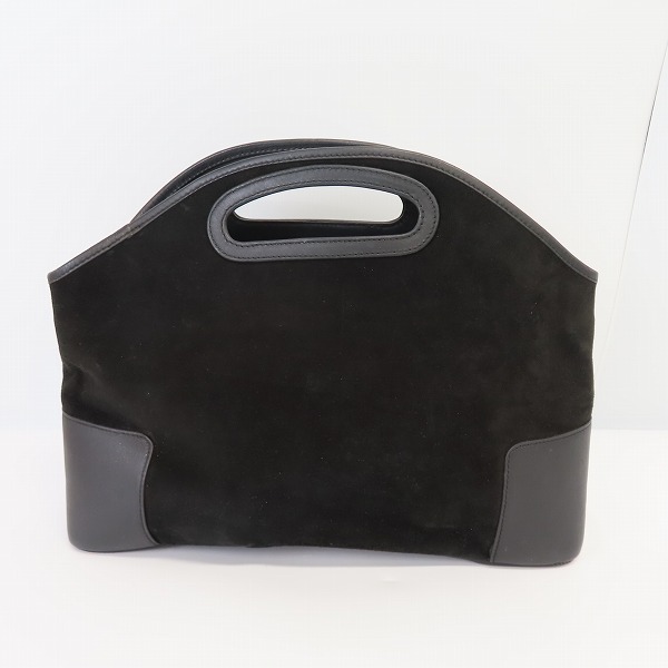 実際に弊社で買取させて頂いたLOEWE/ロエベ アナグラム スエード レザー ハンドバッグの画像 1枚目