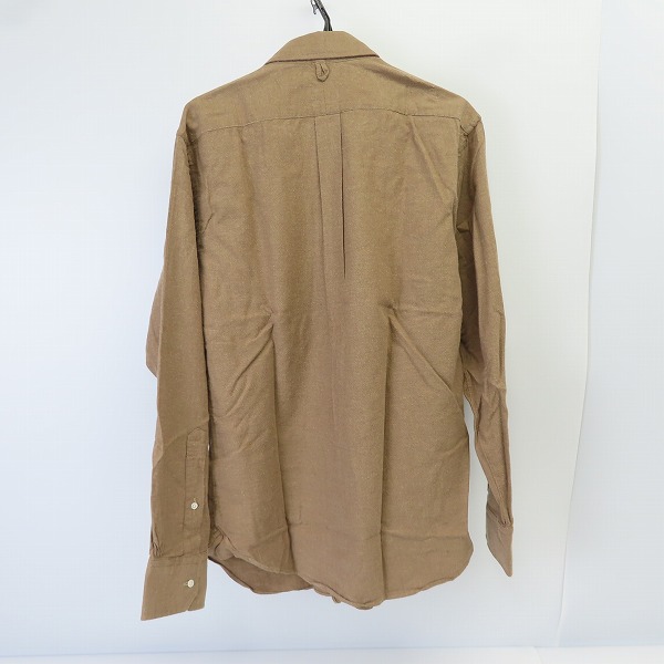 実際に弊社で買取させて頂いた【未使用】BLACK FLEECE by Brooks Brothers/ブラックフリース ブルックスブラザーズ ボタンダウン 長袖シャツ ブラウン/BB3の画像 1枚目