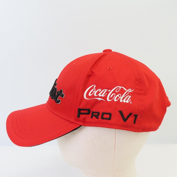 実際に弊社で買取させて頂いた【未使用】Titleist/タイトリスト ゴルフキャップ TOUR PROMODEL コカコーラ HJ6CTRの画像 1枚目