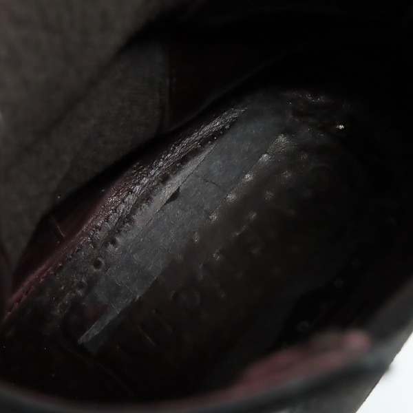 実際に弊社で買取させて頂いたGIVENCHY/ジバンシイ サイドゴア レザーヒールブーツ 40.5の画像 7枚目