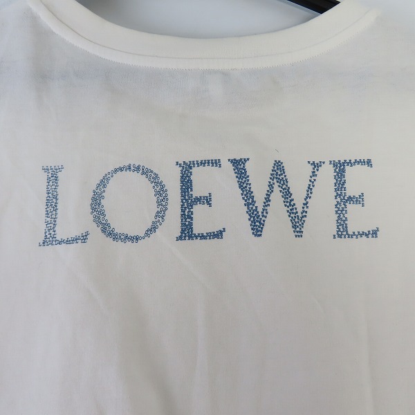 実際に弊社で買取させて頂いた【JPタグ】LOEWE/ロエベ バックロゴプリント H/S TEE H6299700SI/Lの画像 6枚目