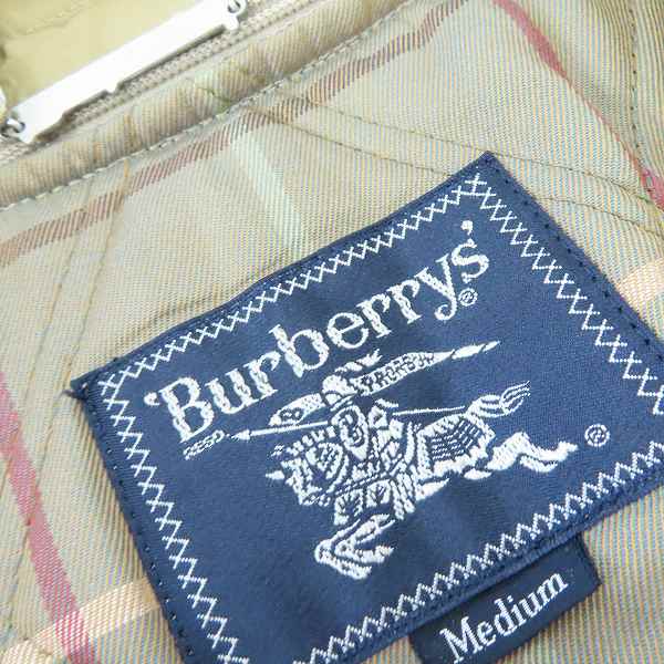 実際に弊社で買取させて頂いたBURBERRYS/バーバリーズ ライナー付き ブルゾンジャケット Mの画像 2枚目