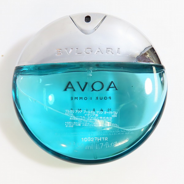 実際に弊社で買取させて頂いたBVLGARI/ブルガリ AQVA POUR HOMME/アクア プールオム マリン 香水 50mlの画像 1枚目