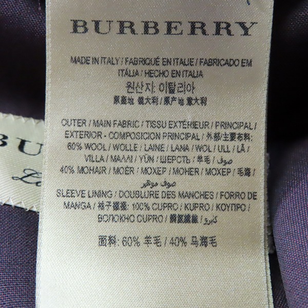 実際に弊社で買取させて頂いた【未使用】BURBERRY LONDON ENGLAND/バーバリー 2ボタン テーラードジャケット/パンツ セットアップ/50の画像 5枚目