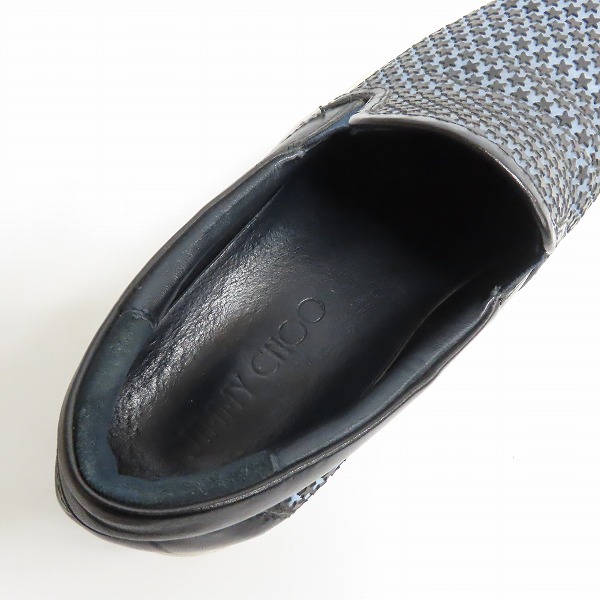 実際に弊社で買取させて頂いたJIMMY CHOO/ジミーチュウ GROVEグローブ ミニスタースリッポンシューズ/42の画像 4枚目