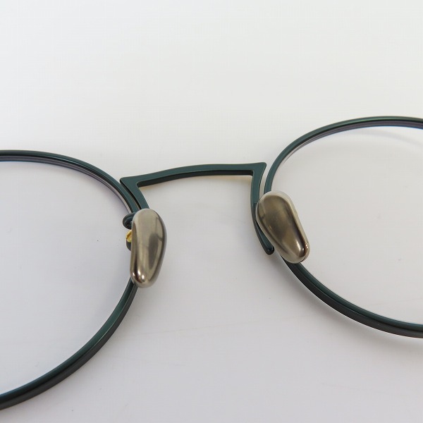実際に弊社で買取させて頂いたOG OLIVER GOLDSMITH/オリバーゴールドスミス Porte ポルテ メガネフレーム/アイウェア w/クリップオンの画像 6枚目