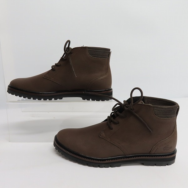 実際に弊社で買取させて頂いたLACOSTE/ラコステ MONTBARD CHUKKA レザー チャッカブーツ  UK8の画像 3枚目