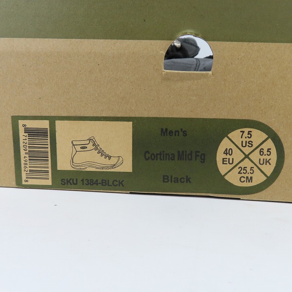 実際に弊社で買取させて頂いたKEEN/キーン トレッキングブーツ ブラック/25.5の画像 8枚目