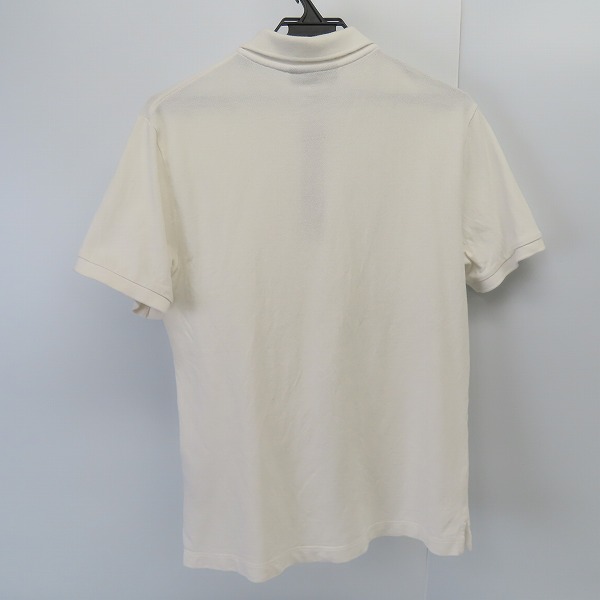 実際に弊社で買取させて頂いたBURBERRY/バーバリー ポロシャツ ホワイト/Mの画像 1枚目