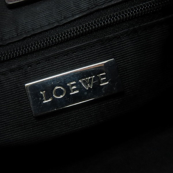 実際に弊社で買取させて頂いたLOEWE/ロエベ アナグラム ヴィンテージ ショルダーバッグの画像 6枚目