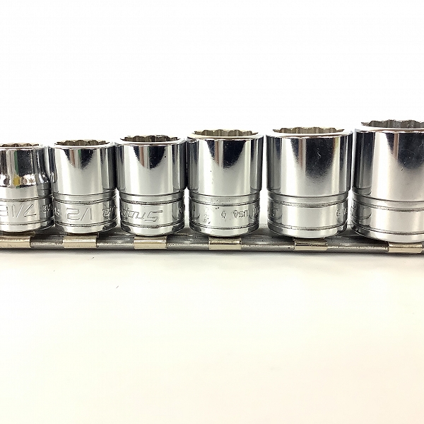 実際に弊社で買取させて頂いたSnap-on/スナップオン ショートソケット F081-F281/12点セットの画像 6枚目