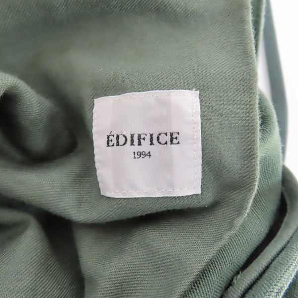 実際に弊社で買取させて頂いたEDIFICE/エディフィス リネン混テーパードパンツ 21-030-300-5190-1-0/Mの画像 3枚目