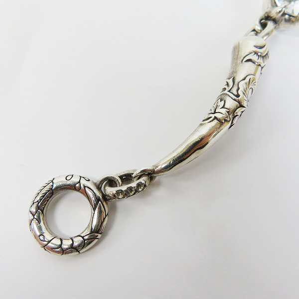 実際に弊社で買取させて頂いた【ギャラ付き】Bloody Mary/ブラッディマリー Night raven/ナイトレイヴン ブレスレットの画像 2枚目