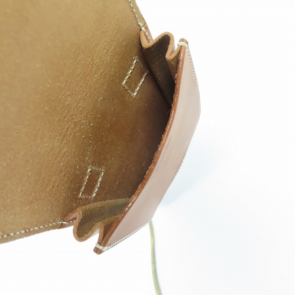 実際に弊社で買取させて頂いたTHE FLAT HEAD/フラットヘッド レザー メディスンバッグ/ベルトポーチの画像 3枚目