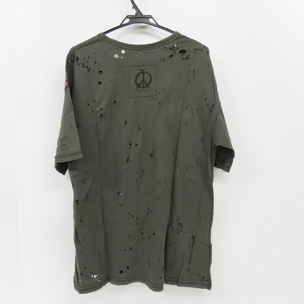 実際に弊社で買取させて頂いたMOONAGE DEVILMENT×PROPA9ANDA/ムーンエイジデビルメント×プロパガンダ RAD MAD HEARTS CRASH TEE/46の画像 1枚目