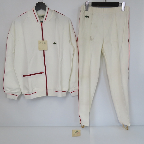 実際に弊社で買取させて頂いた【おまとめ品】LACOSTE/ラコステ ASICS/アシックス等  ジャージセットアップ/パンツ/ポロシャツほかの画像 1枚目