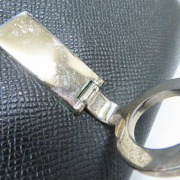 実際に弊社で買取させて頂いたBVLGARI/ブルガリ レザー 二つ折り 長財布/ロングウォレット ブラックの画像 8枚目