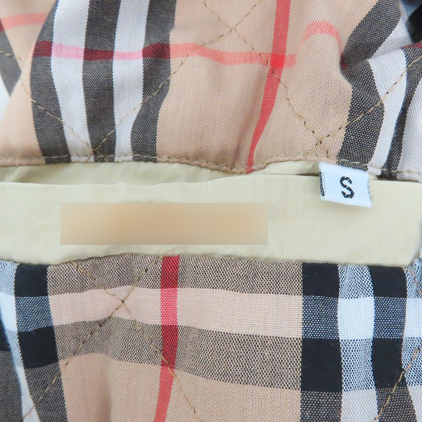 実際に弊社で買取させて頂いたBurberrys/バーバリー スイングトップブルゾン Sの画像 4枚目