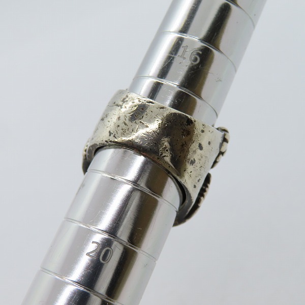 実際に弊社で買取させて頂いたCRAZY PIG/クレイジーピッグ MASCOT SKULL RING 18号の画像 8枚目