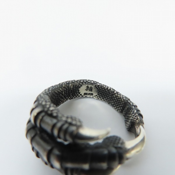 実際に弊社で買取させて頂いた【ギャラ付き】Bloody Mary/ブラッディマリー avis/アヴィス リング black #17号の画像 6枚目