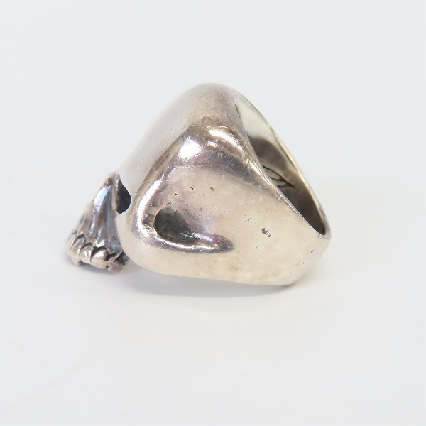 実際に弊社で買取させて頂いた【ギャラ有】CRAZY PIG/クレイジーピッグ エビルスカルリング/EVIL SKULL 17号の画像 2枚目