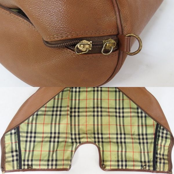 実際に弊社で買取させて頂いたBurberrys/バーバリー ゴルフ 3分割キャディバック ブラウンの画像 9枚目