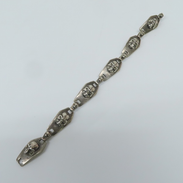 実際に弊社で買取させて頂いたTHIRTEEN DESIGNS/サーティーンデザインズ マッドスカル コフィン ブレスレットの画像 5枚目