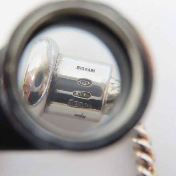 実際に弊社で買取させて頂いたBVLGARI/ブルガリ スパイラル/スクリュー デザイン キーリングの画像 1枚目