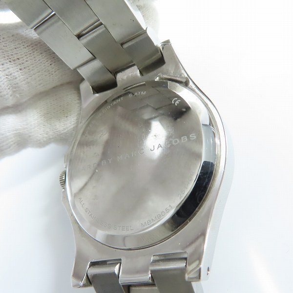実際に弊社で買取させて頂いたMARC BY MARC JACOBS/マーク バイ マーク ジェイコブス 腕時計 MBM9051 【動作未確認】の画像 4枚目