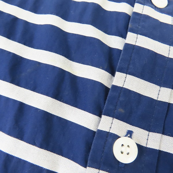 実際に弊社で買取させて頂いたHBNS/ハバノス 胸ポケット切り替え 長袖シャツ/Sの画像 7枚目