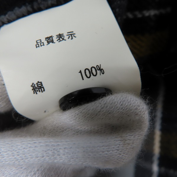 実際に弊社で買取させて頂いたCRIMIE/クライミー 刺繡  チェック フランネルシャツ Lの画像 3枚目