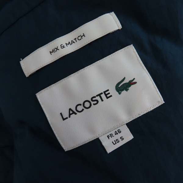 実際に弊社で買取させて頂いたLACOSTE/ラコステ MIX&MATCH ダウン ジャケット BH2301/Sの画像 2枚目