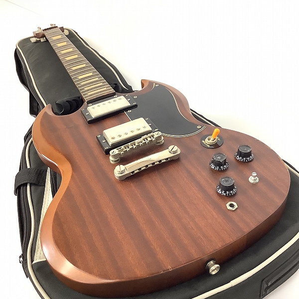 実際に弊社で買取させて頂いた★【弦無し】Epiphone/エピフォン SG Worn G-400 エレキギター ギグケース付き