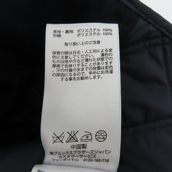 実際に弊社で買取させて頂いたBrooks Brothers/ブルックスブラザーズ 中綿 キルティング ベスト Mの画像 3枚目