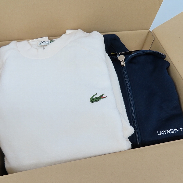 実際に弊社で買取させて頂いた【おまとめ品】LACOSTE/ラコステ ASICS/アシックス等 スウェット/ジャージ /パンツほか