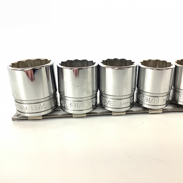 実際に弊社で買取させて頂いたSnap-on/スナップオン ショートソケット F081-F281/12点セットの画像 2枚目