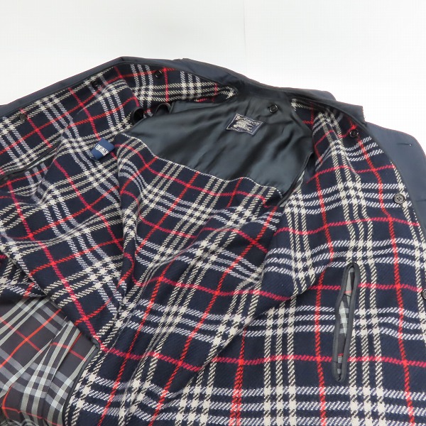実際に弊社で買取させて頂いたBurberrys/バーバリーズ チェック柄ライナー付き ロング丈 トレンチコート/50の画像 6枚目