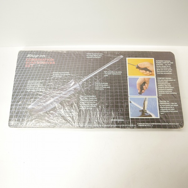 実際に弊社で買取させて頂いたSnap-on/スナップオン コンビネーション スクリュードライバー セット SDDX80VXX/8Pieceの画像 5枚目